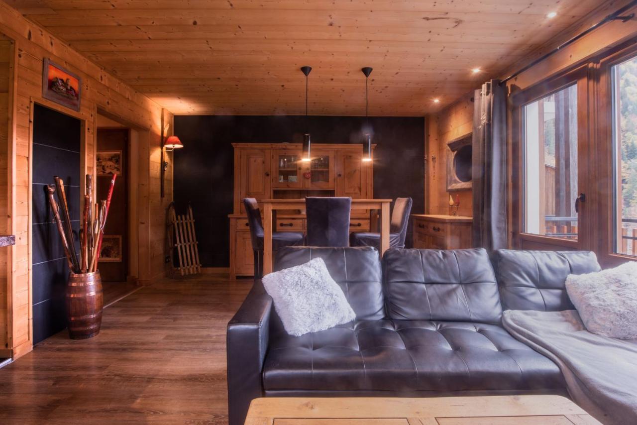 Le Borderan Apartment La Giettaz Luaran gambar