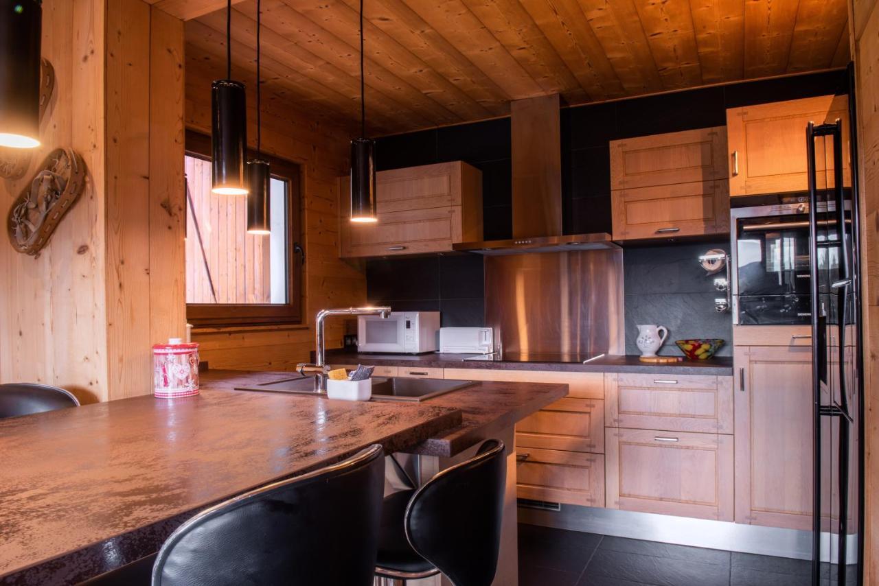 Le Borderan Apartment La Giettaz Luaran gambar