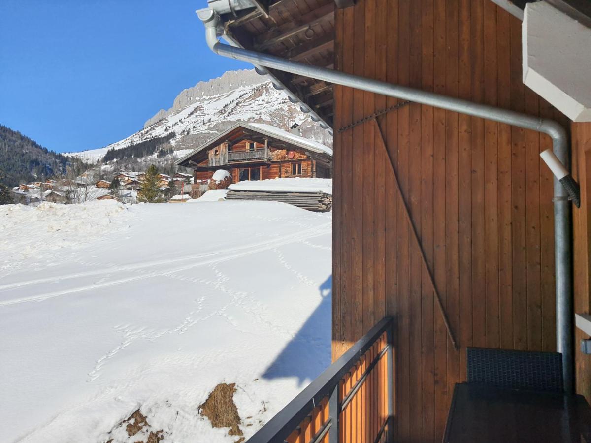 Le Borderan Apartment La Giettaz Luaran gambar
